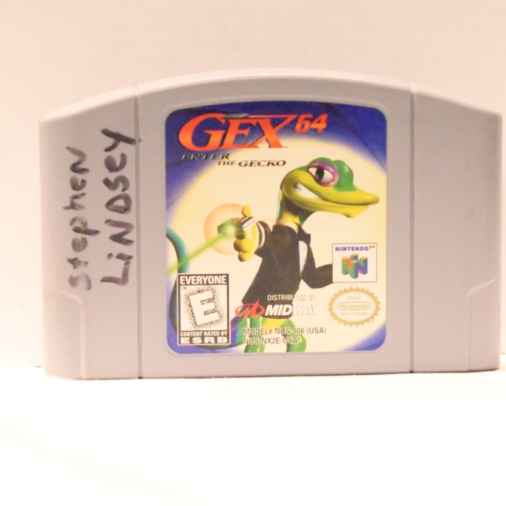 Gex 64 Enter the Gecko Nintendo 64 N64 Authentic Original Cartridge